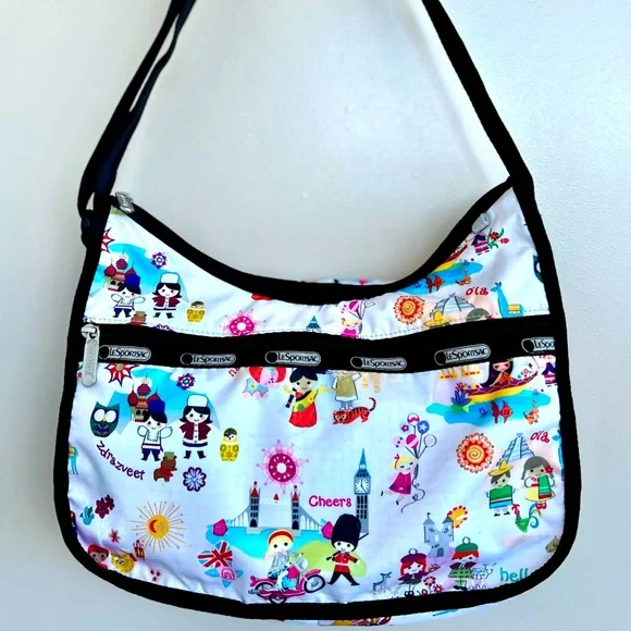 LeSportsac Disney It\'s A Small World Around The World hobo, multi pocket Lesportsac | Bags | Lesportsac Disney Its A Small World Hobo  main image 2